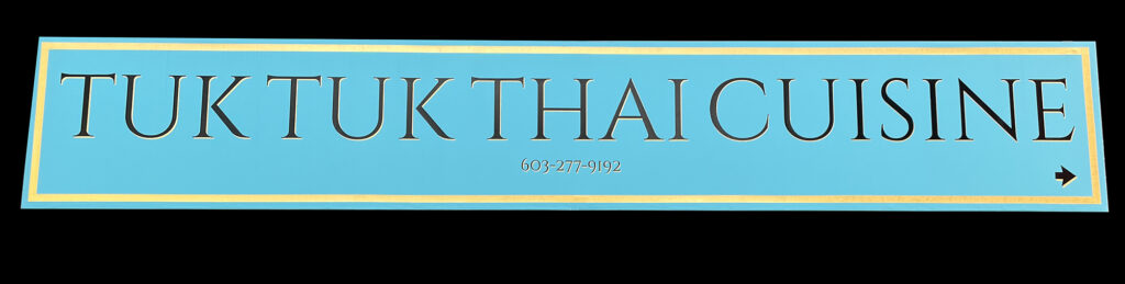 Tuk Tuk Thai Cuisine Sign